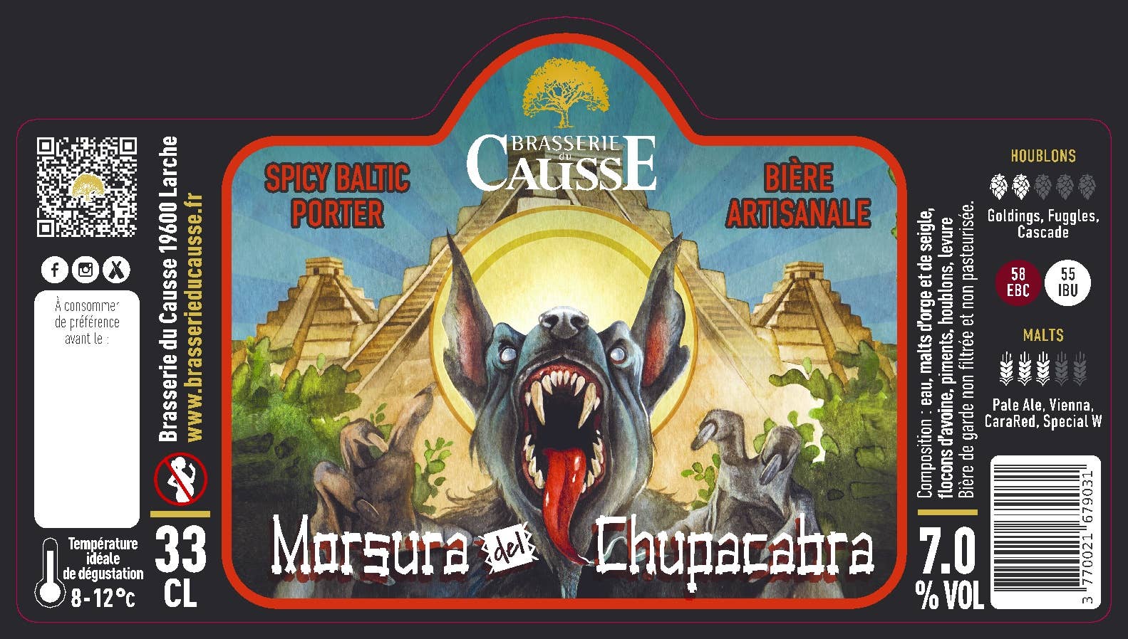 La Brasserie du Causse - Wholesale Beer - The Bite of the Chupacabra1