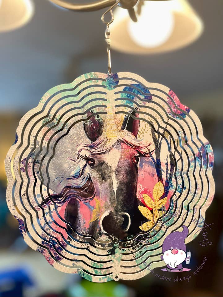 Horse Wind Spinner for wholesale by KC Cloud Creations