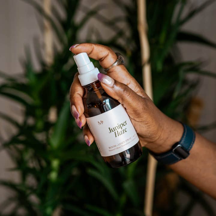 Misiyo Candle Co - Wholesale Room & Linen Spray - Juniper Haze | Natural Room & Linen Spray1