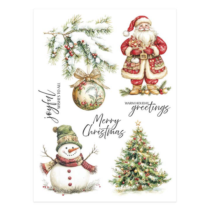 Hero Arts + Spellbinders Wholesale - Wholesale Rubber/Decorative Stamp - Joyful Wishes Rub-On Sheets from the Simply Made Collection3