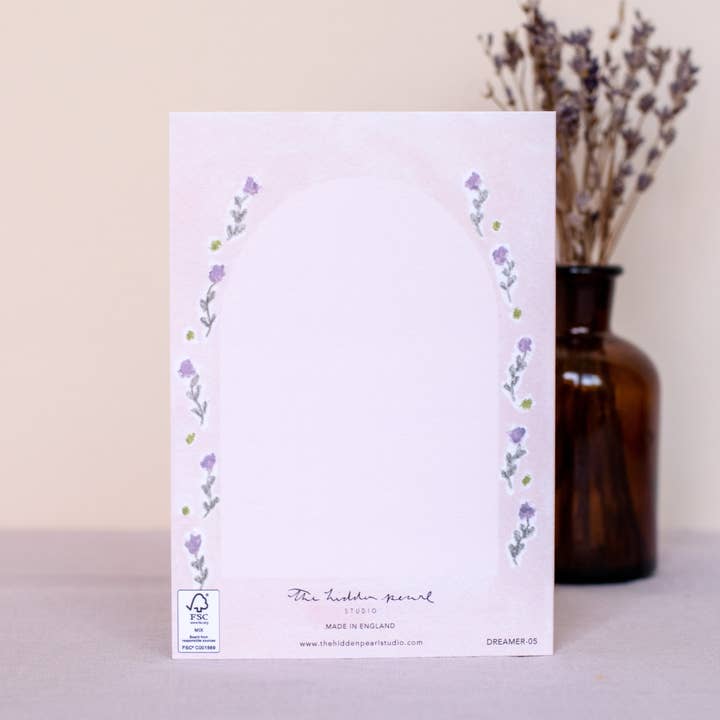 The Hidden Pearl Studio – wholesale Sympathy card – Thinking of you Arch Window Sympathy Card2
