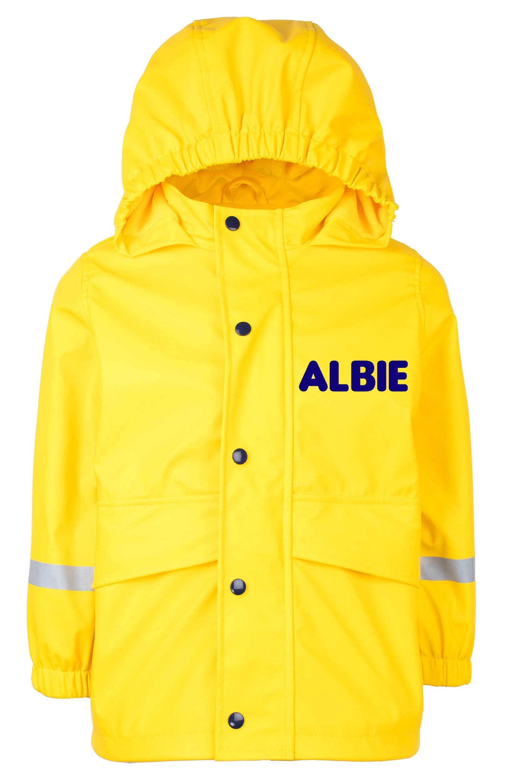 Fringoo Group Ltd – wholesale Raincoat – Kids – Personalised Kids Raincoat - Yellow0