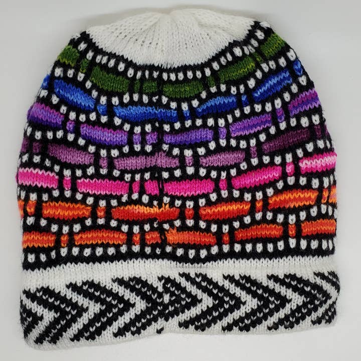 Chapeaux d'hiver arc-en-ciel pour la vente par World Peaces