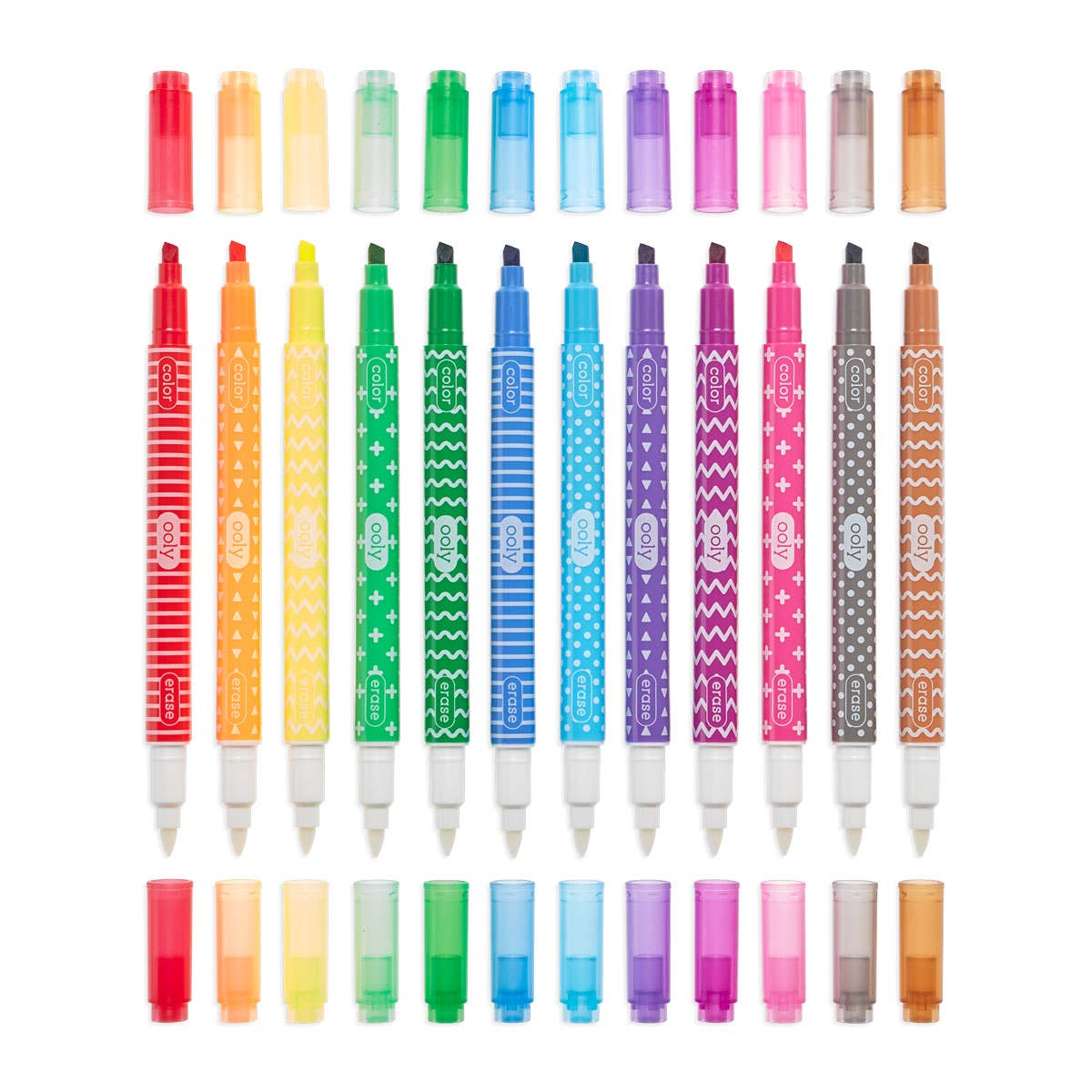 OOLY - Wholesale Markers - Kids & Baby - Make no Mistake!: Erasable Markers (Set of 12)1