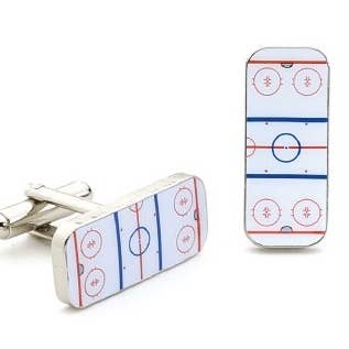 Hockey Rink Cufflinks for wholesale by Kinzoku