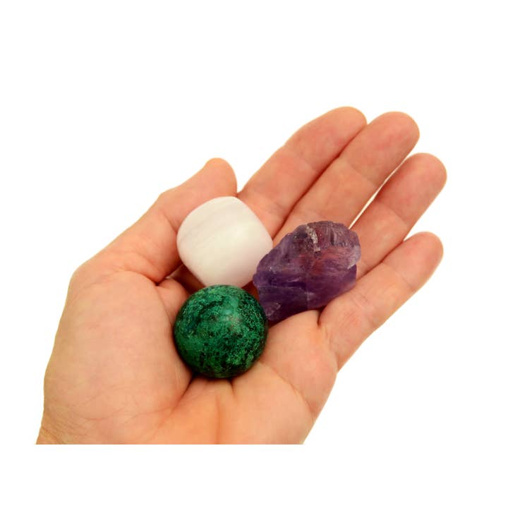 Kaia & Crystals - Vente Pierre et cristal de spiritualité - Kit de cristaux de soutien pour le deuil et la perte2