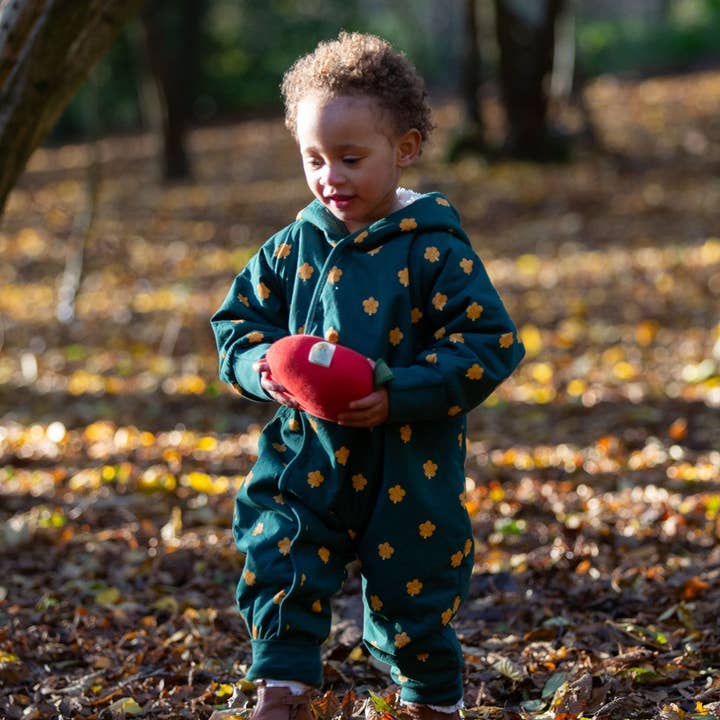 Golden Leaves Sherpa Lined Snowsuit for wholesale by Little Green Radicals