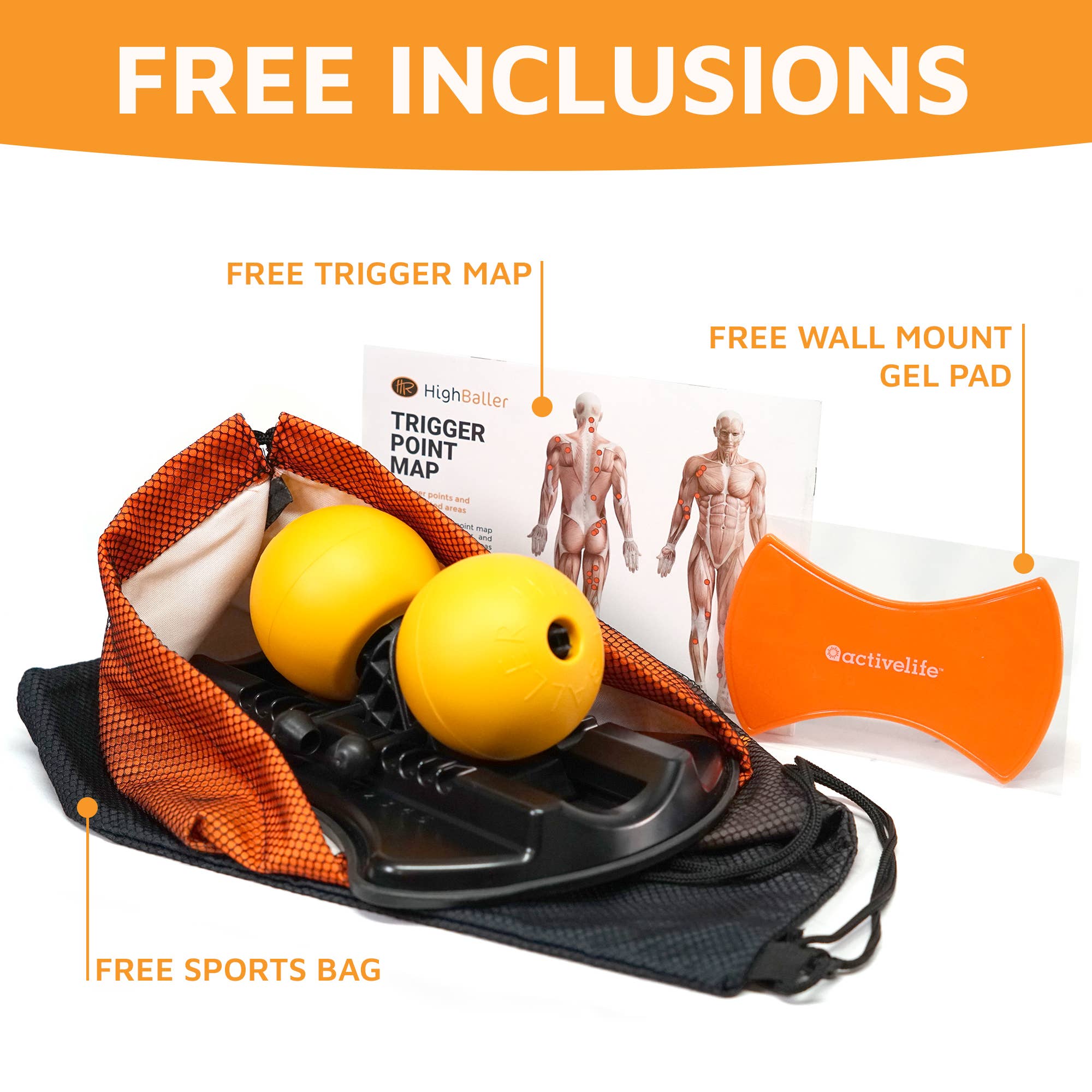 XTKare LLC - Vendita all'ingrosso Massaggiatori - HighBaller - Massaggiatore a doppia sfera regolabile e montabile6