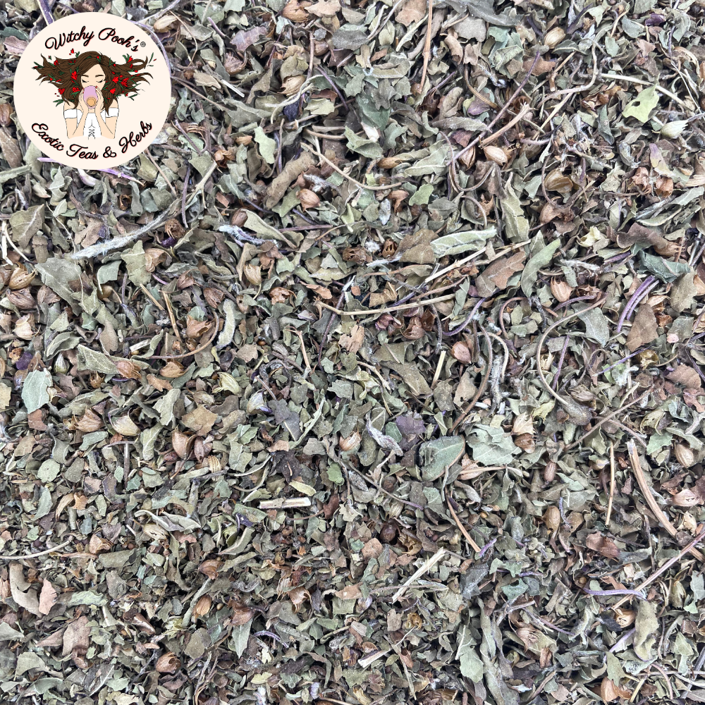 Witchy Pooh's Exotic Teas & Herbs - Venta al por mayor Tés a granel - Té de Albahaca Sagrada de Witchy Pooh - Rama Tulsi, Hoja Suelta4