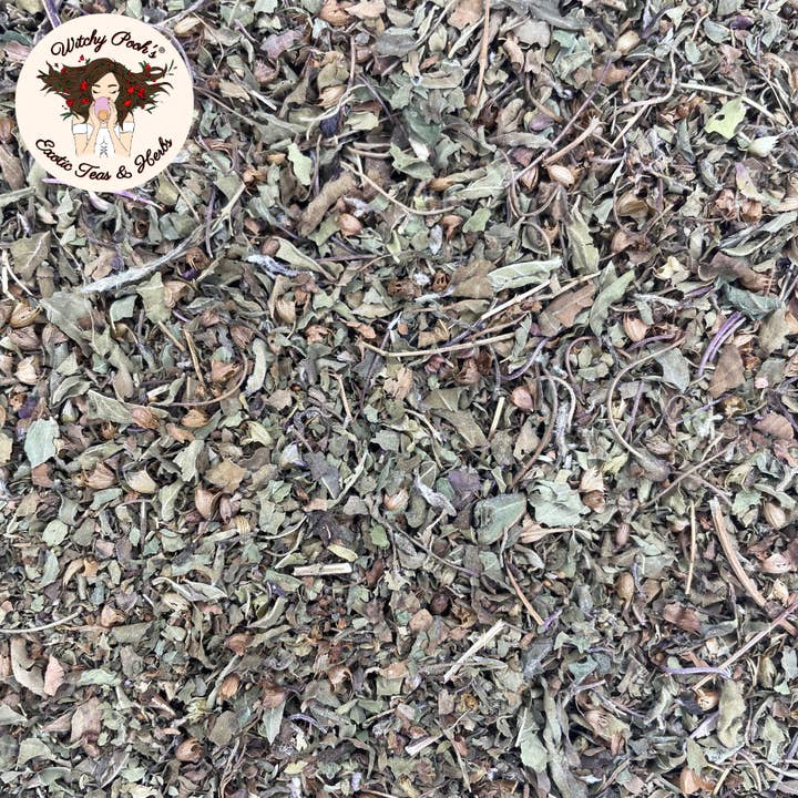 Witchy Pooh's Exotic Teas & Herbs - Venta al por mayor Tés a granel - Té de Albahaca Sagrada de Witchy Pooh - Rama Tulsi, Hoja Suelta4