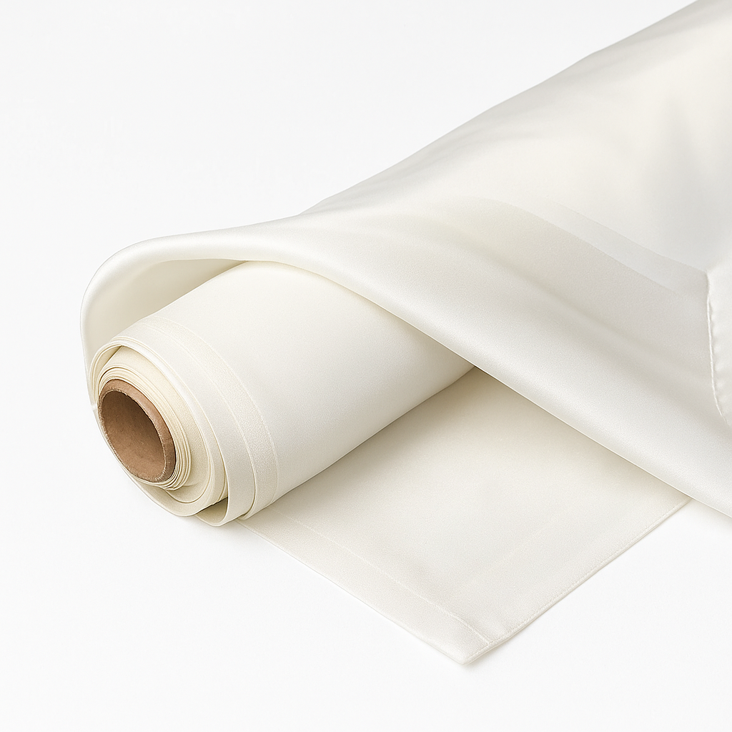 BelieveWorks - Vendita all'ingrosso Tessuto - Tessuto Charmeuse 100% Seta - 16mm 68gsm | 54' di larghezza gelso0