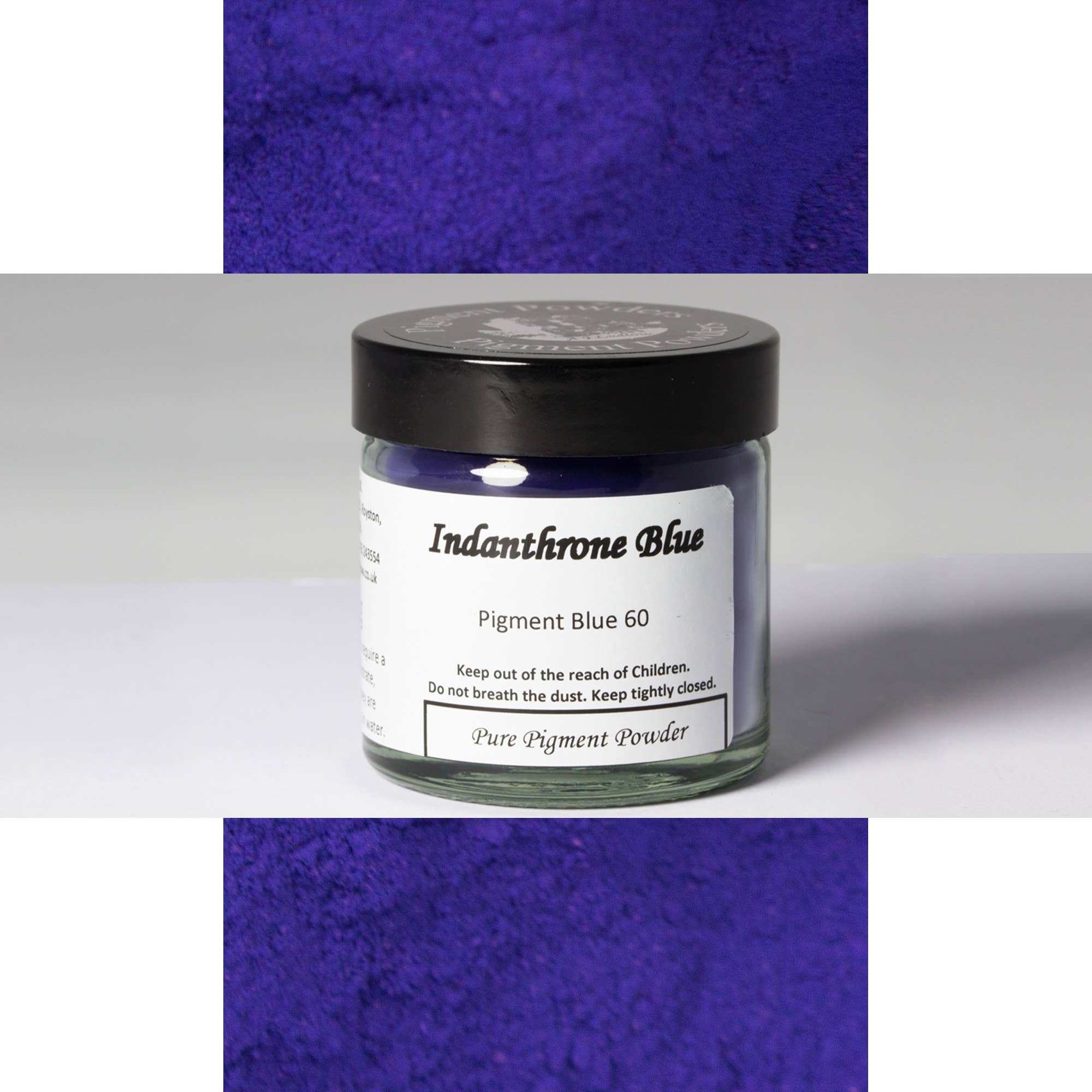 A J Ludlow - Wholesale Pigment - Indanthrone Blue Pure Pigment Powder (60ml)