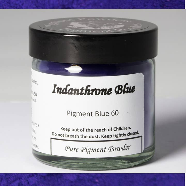 A J Ludlow - Wholesale Pigment - Indanthrone Blue Pure Pigment Powder (60ml)0