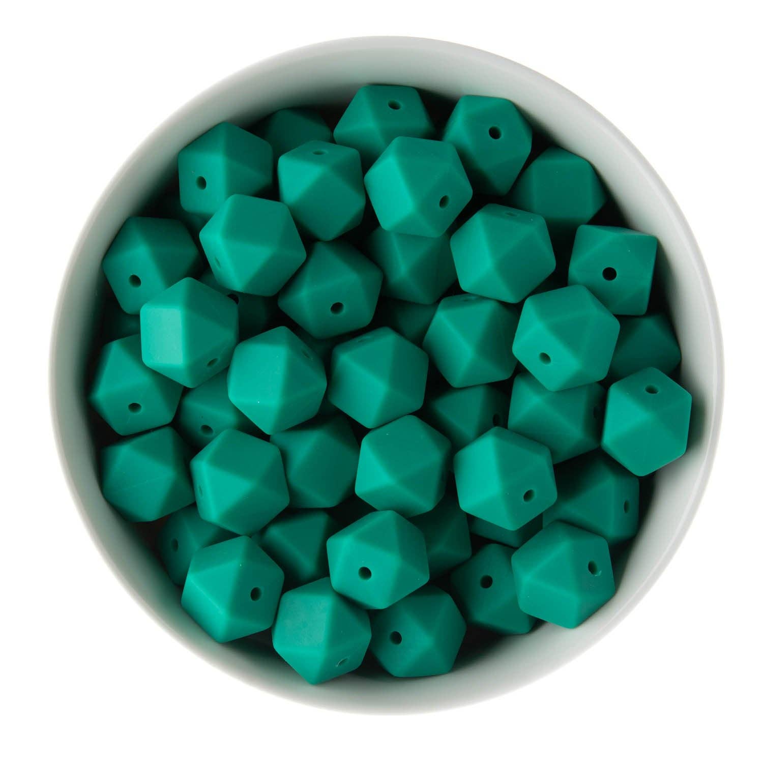 Cara & Co Silicone Craft Supply – wholesale Beads – 14mm Hexagon Silicone Beads14