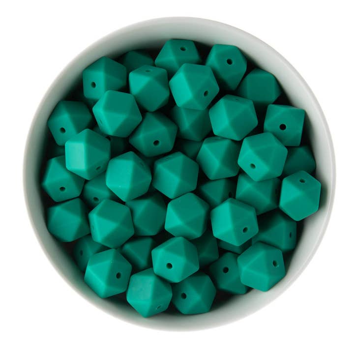 Cara & Co Silicone Craft Supply - Wholesale Beads - 14mm Hexagon Silicone Beads15