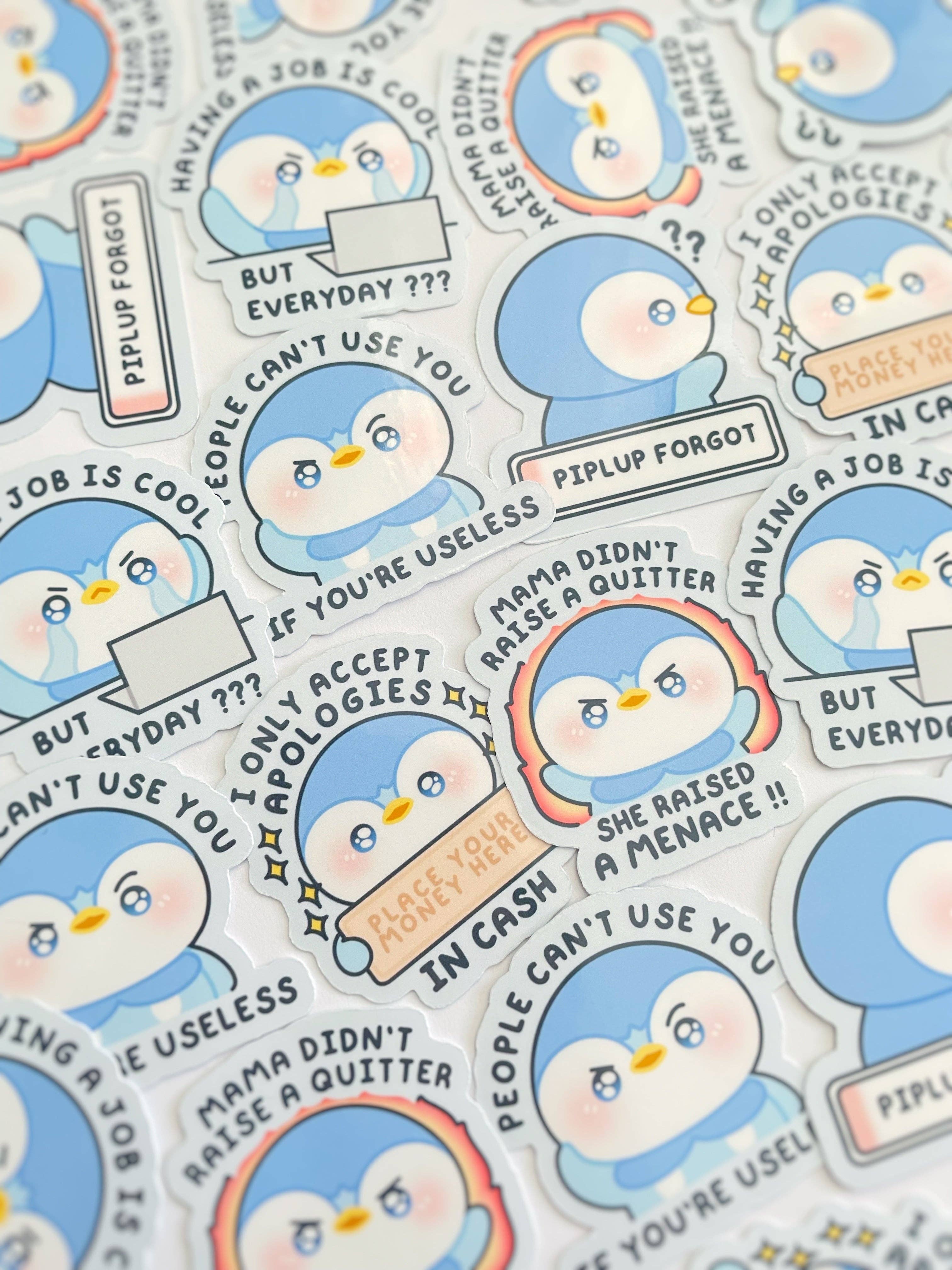 Gelly Roise - Wholesale Sticker - Piplup Waterproof Stickers7