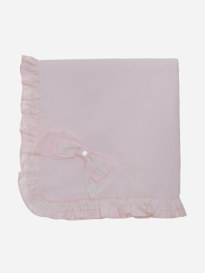 Pink jersey blanket for wholesale by Patachou