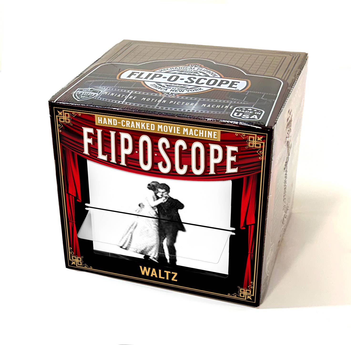 Fliposcope - Vendita all'ingrosso Kit per lavoretti fai da te - Fliposcope - Macchina fai-da-te per FlipBook "Waltz" a manovella1