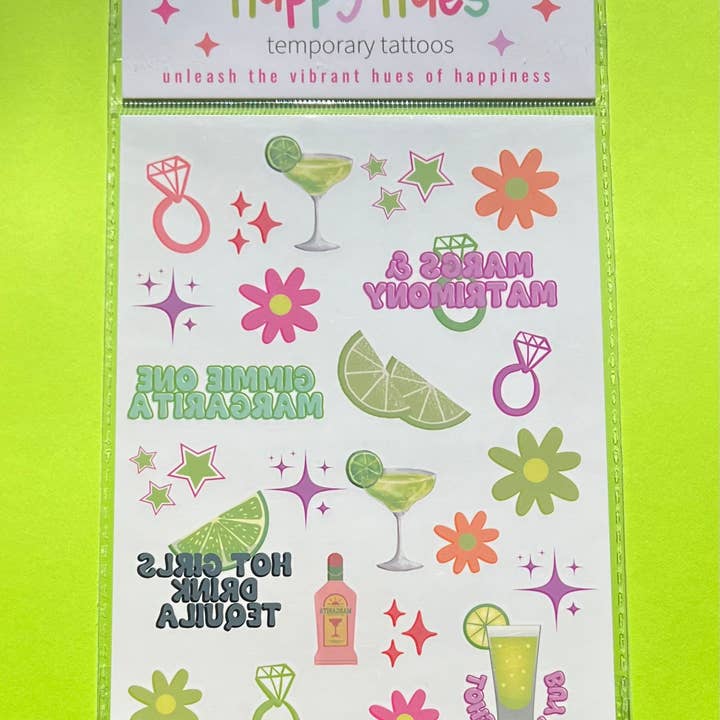 Happy Hues Tattoos - Wholesale Temporary Tattoo - Margs & Matrimony Temporary Tattoos