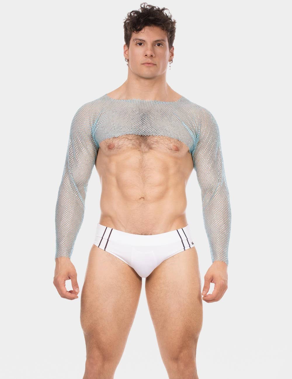 Stoftex LDA - Venta al por mayor Camiseta de tirantes - Hombre - Bolero Blinky de manga larga en red brillante1