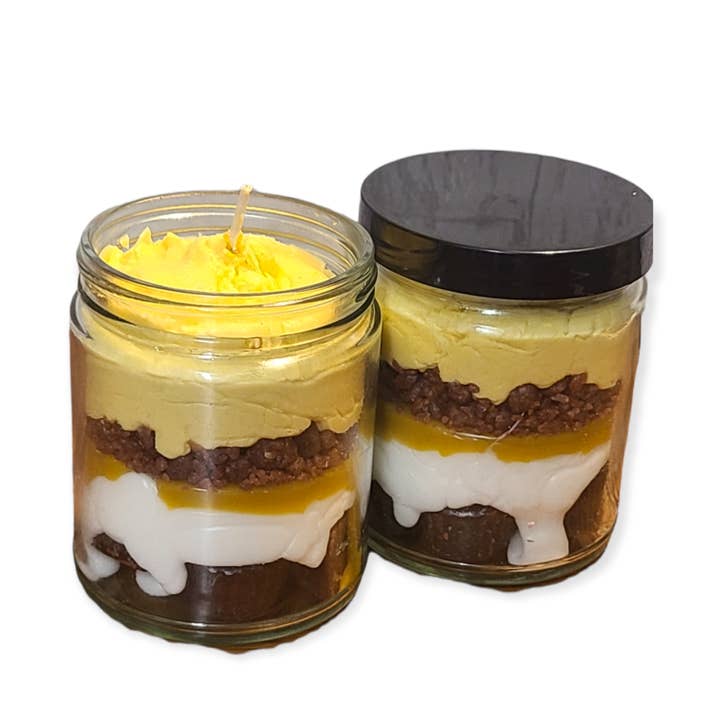 IScape Candle Co. - Wholesale Jar/Filled Candle - Salted Caramel truffles dessert candle3