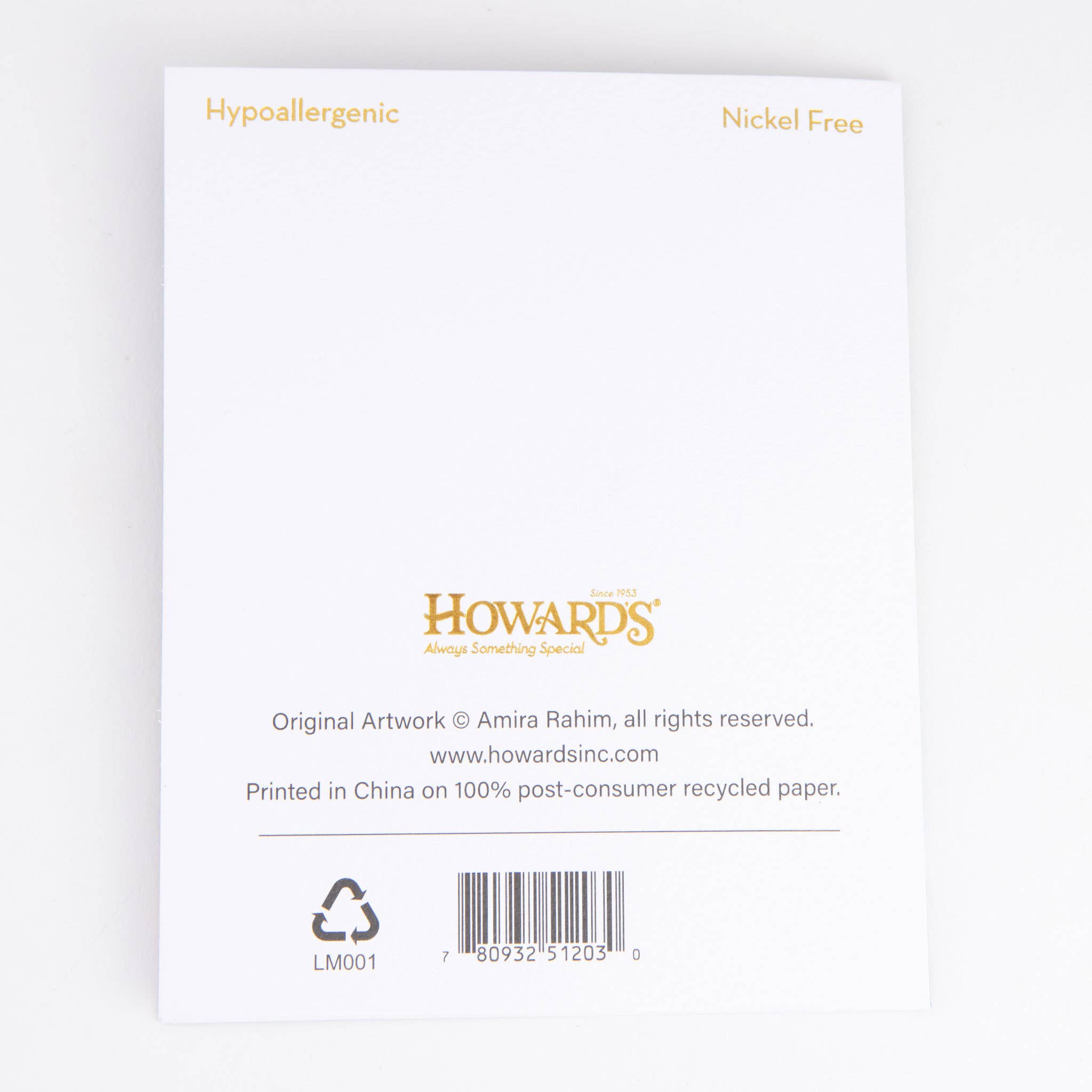 Howard's – Großhandel Grußkarten für den Alltag – Amira Shine Grußkarte mit Anhänger und Halskette6