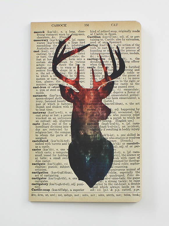 Deer Notebook - Stag Notepad - WAN20403 for wholesale by We Act Company
