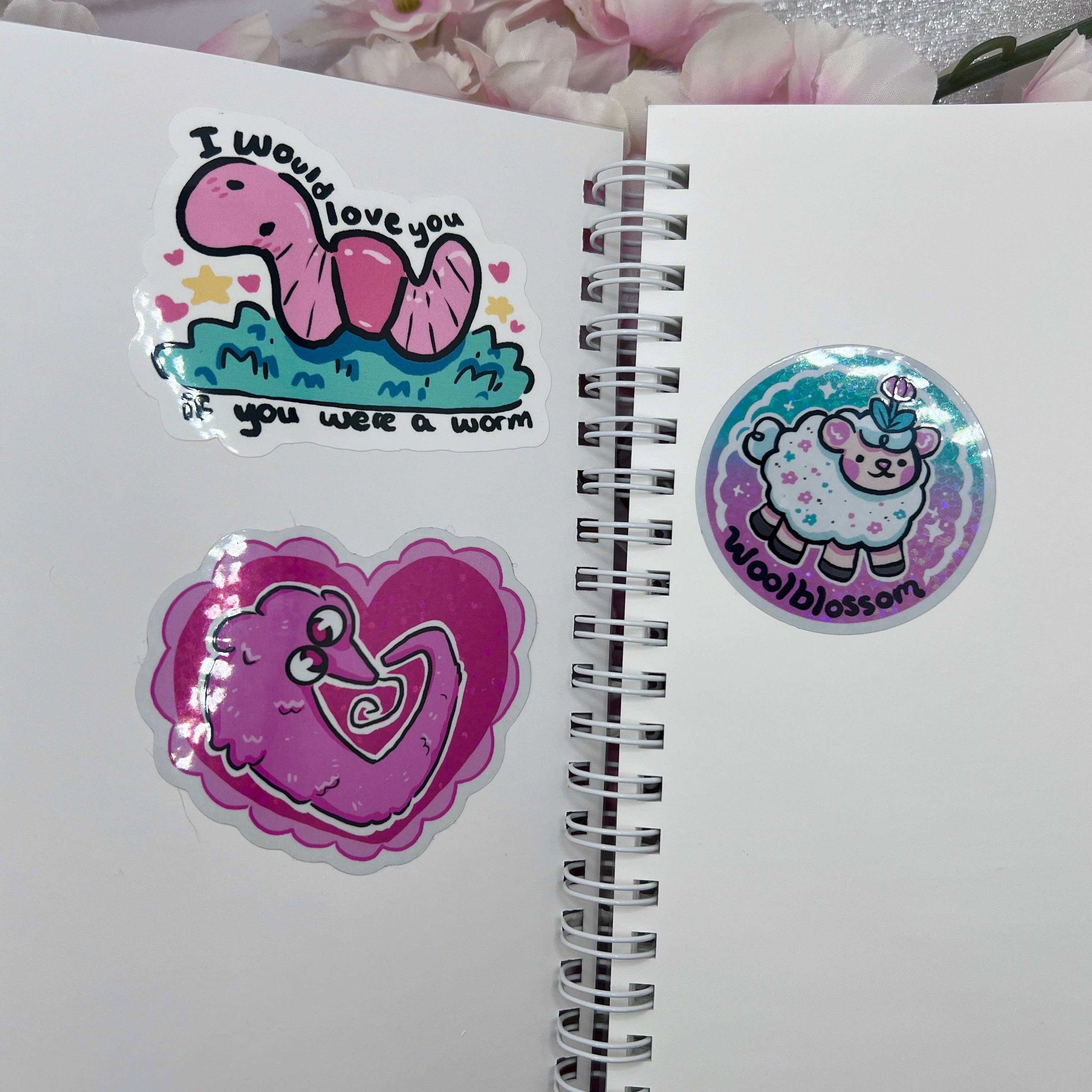 Woolblossom - Wholesale Sticker - Woolblossom Sticker Cover ~ Reusable Sticker Book V.21