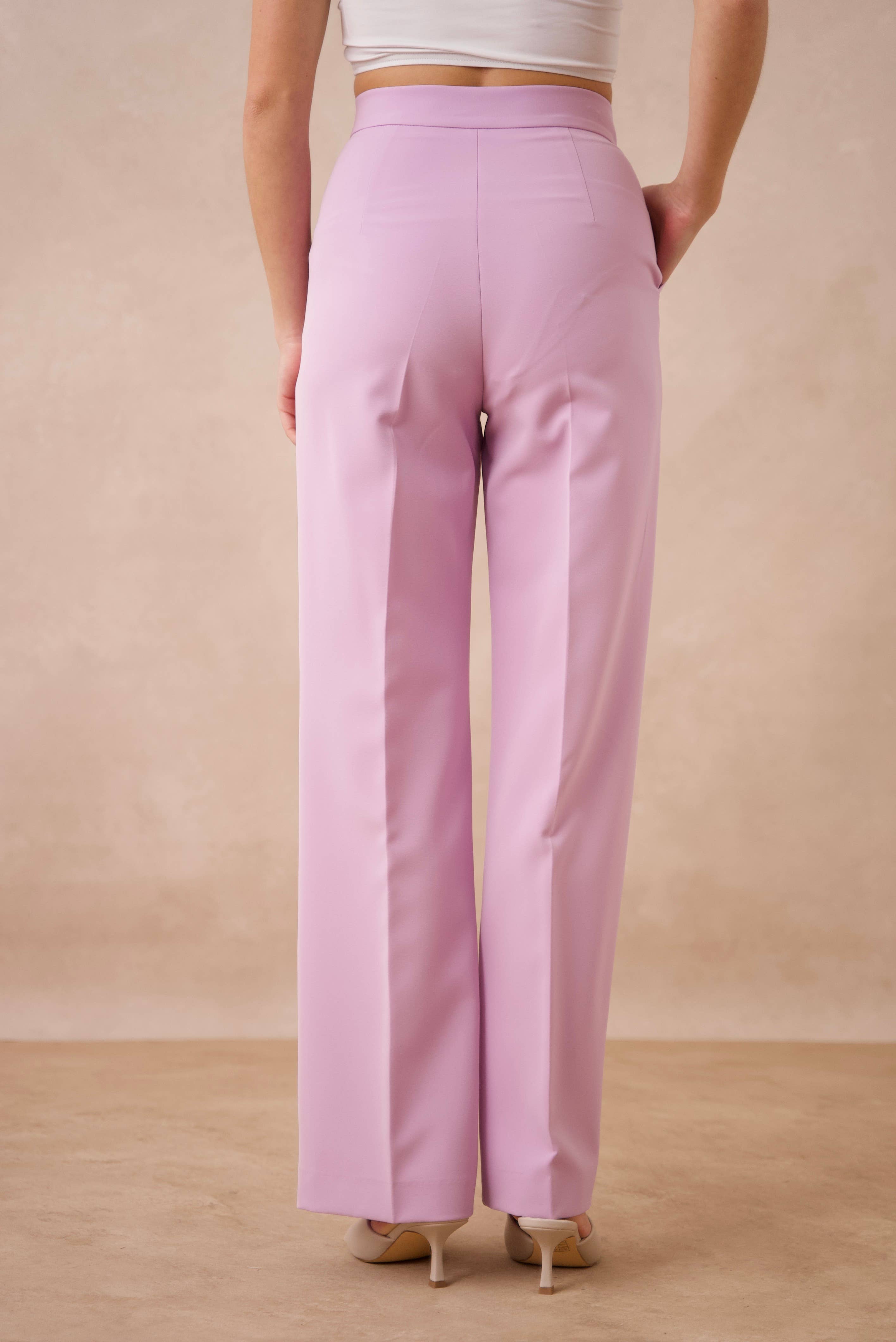 Attentif Paris - Vente Pantalon – femme - [Timeless] Pantalon unie coupe droite22