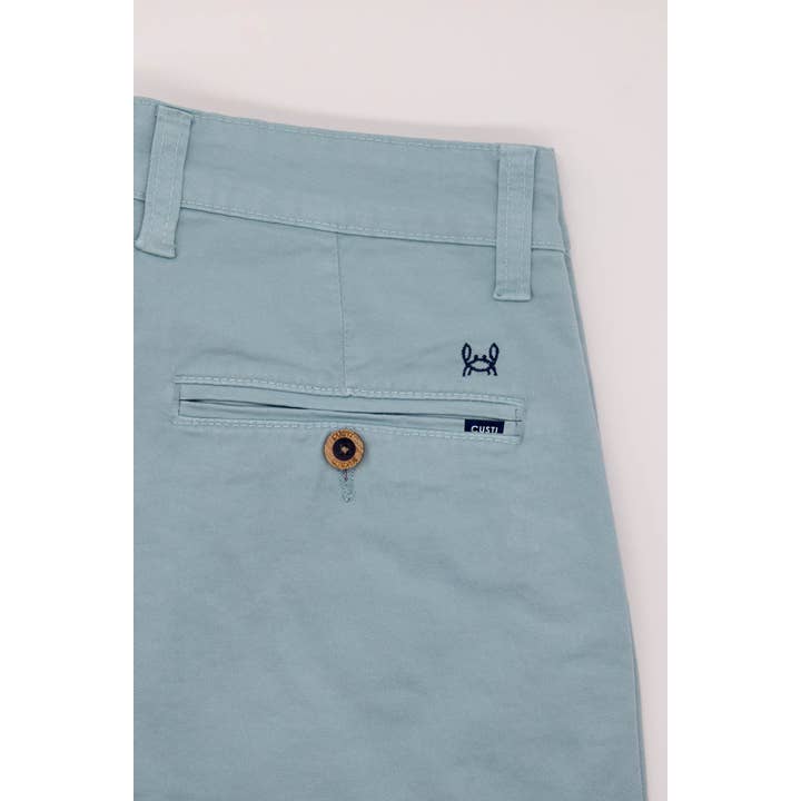 Elastic Aqua Marine Chino Pants | Jesulín for wholesale by Custi Mikelo: Men's Clothing & Christmas Gifts