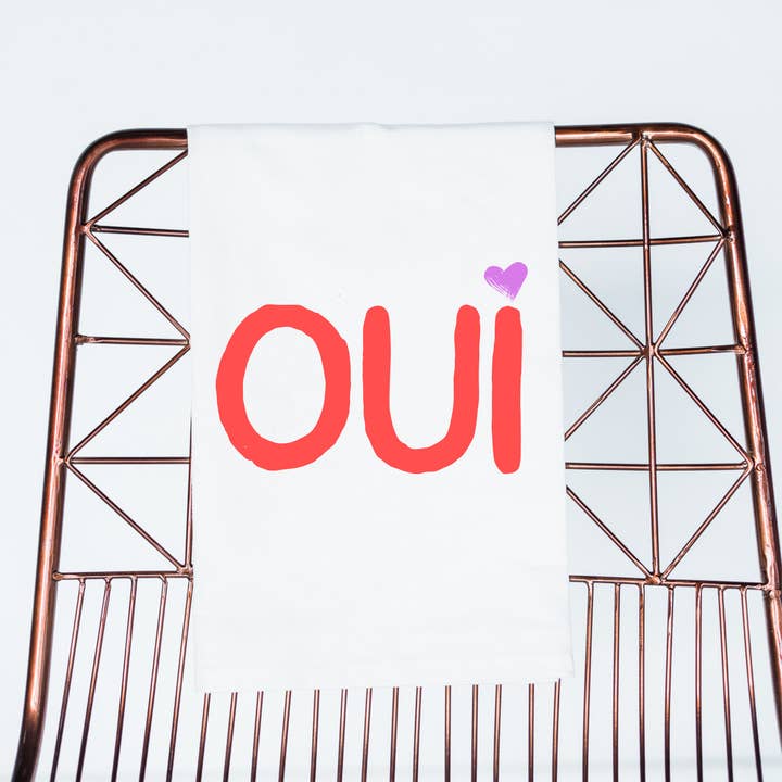 *NIEUWE Oui Handdoek Valentijnsdagcadeaus Valentijnshanddoek voor wholesale door Aspen Lane