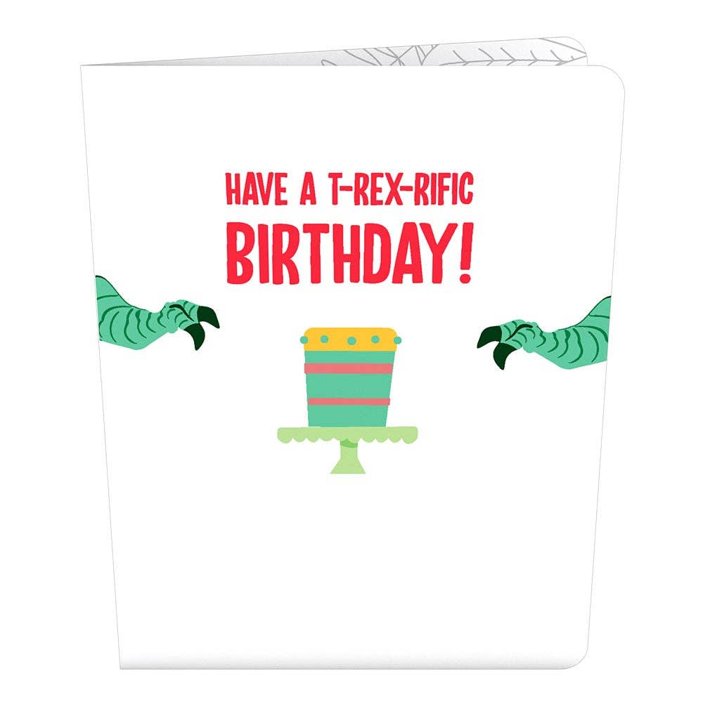 Lovepop Cards - Wholesale Birthday Card - Playpop Card™: 4.5"x5.9" T-Rex Birthday, Pop-Up Cards3