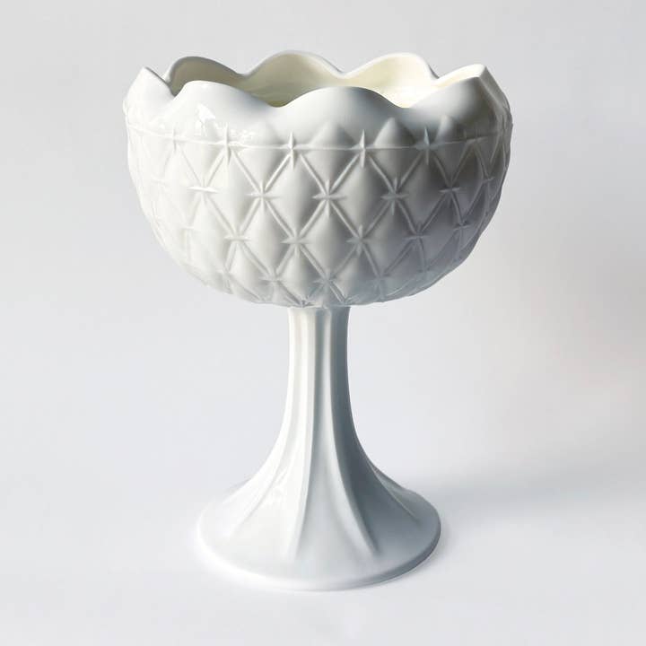 Duette Pedestal Quilt Grand for wholesale by True Vintage Candle