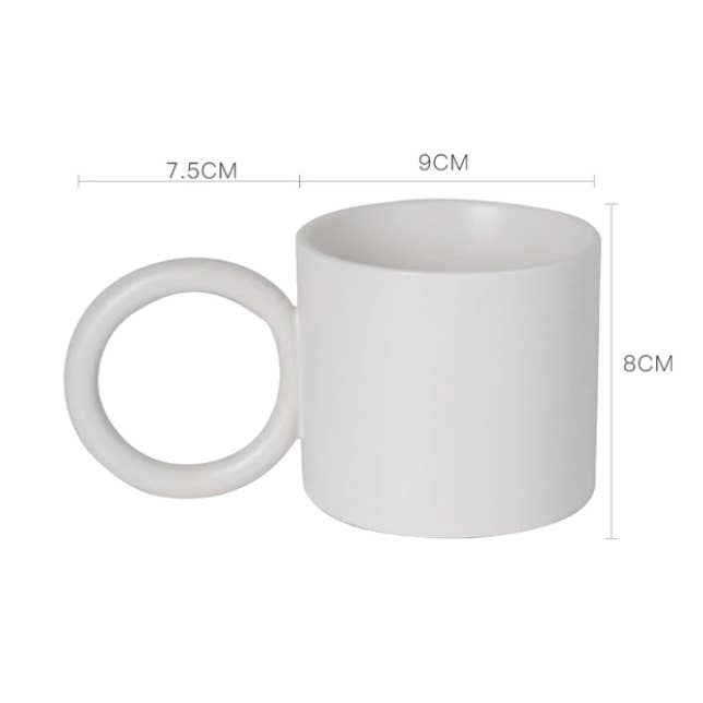Homerely (We Cover All Import Duties) - Wholesale Coffee Mug - Nordic Mugs With Big Round Handle1
