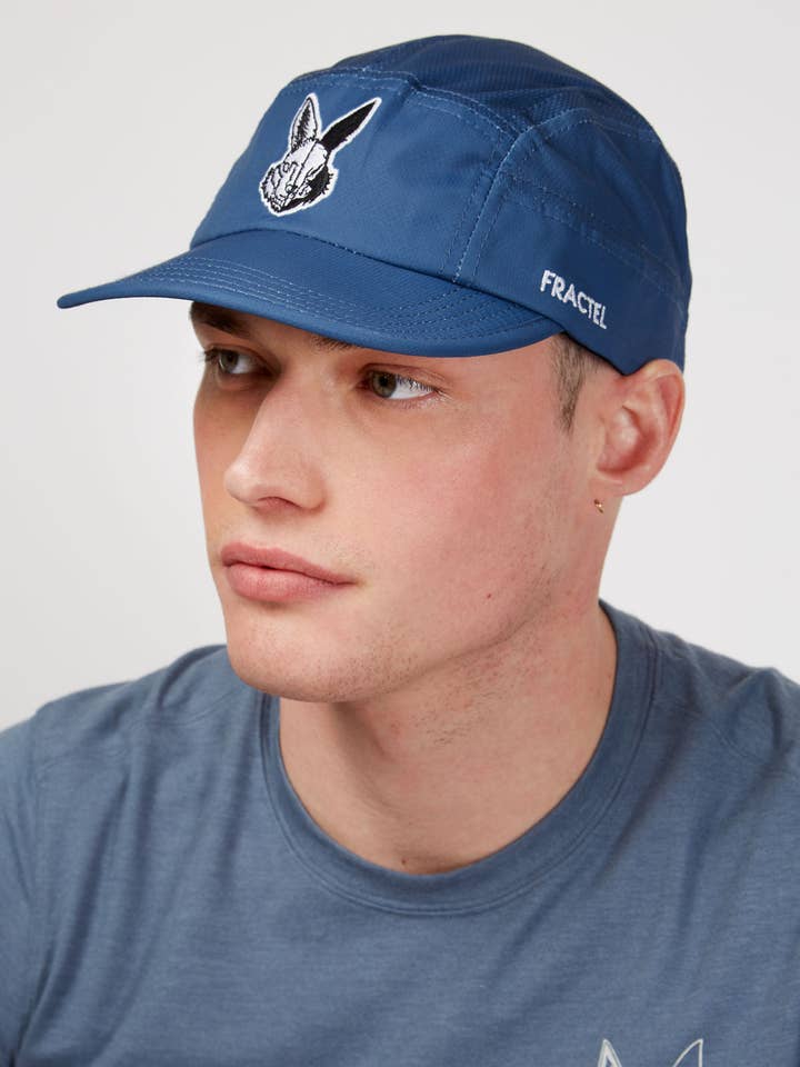 Acid x Fractel Running Cap - Cobalt Blue for wholesale by Acid Running