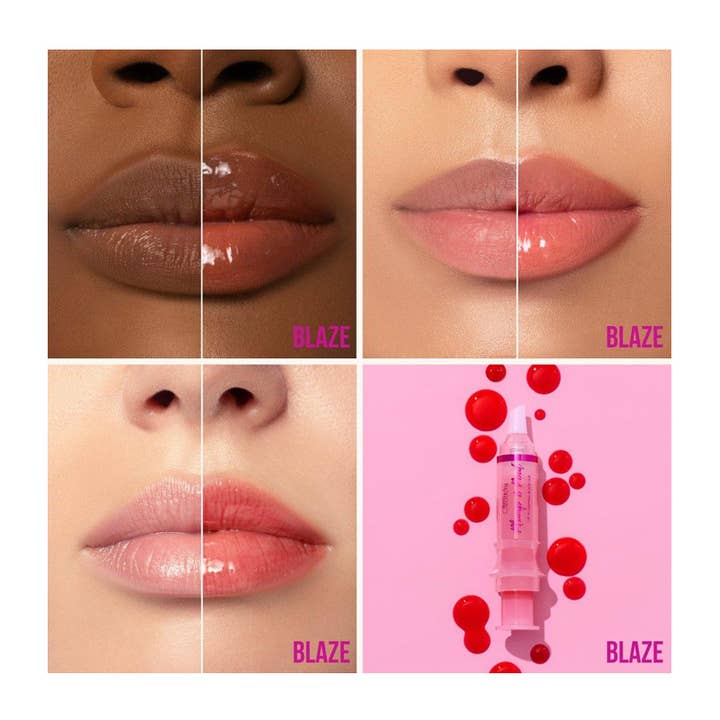 PINEAPPLE Beauty - Wholesale Lip Plumper - Beauty Creations LPP03 Blaze Lip Plumping Gloss - 6pc