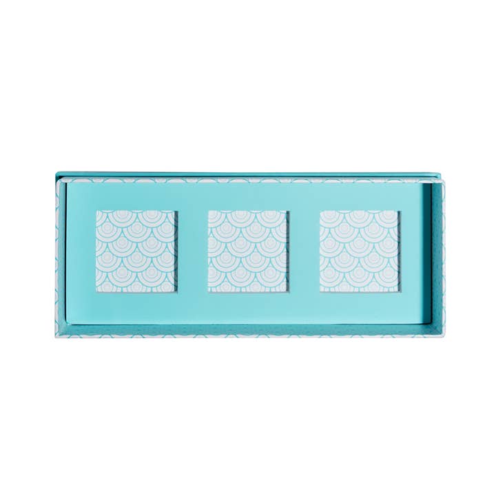 Sugarfina - Wholesale Gummy - Sugarfina Aqua + White - 3pc Candy Bento Box®(Dyo) (Empty)