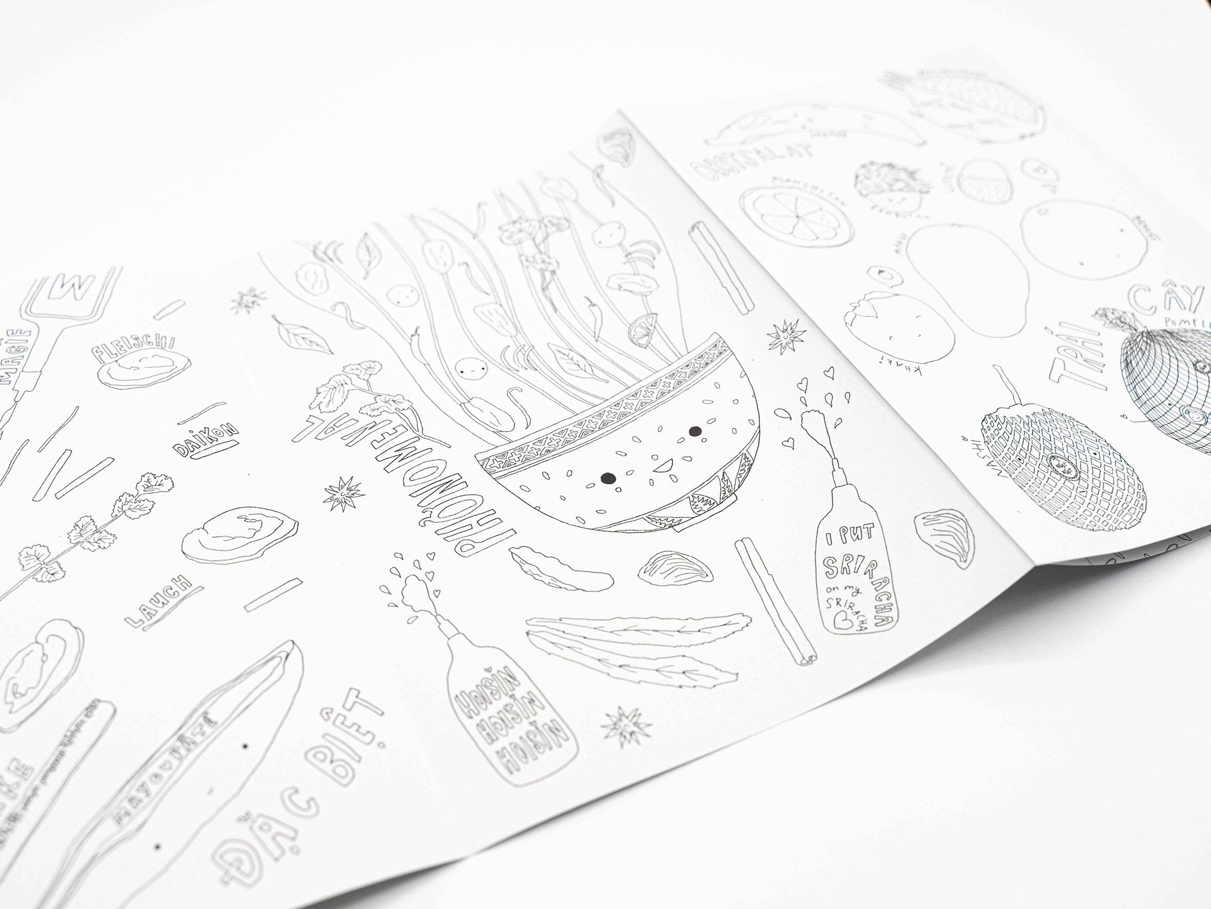 reisundpapier - Wholesale Coloring & Activity Book - Kids & Baby - Zine, Vietnamese coloring motifs12