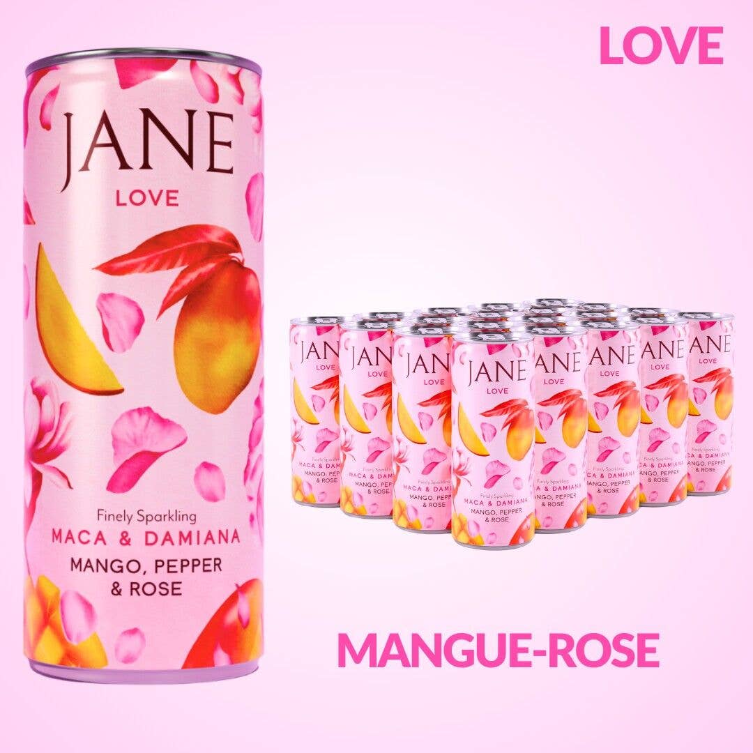JANE - Wholesale Non-Alcoholic Aperitif/Mocktail - Aphrodisiac Drink Mango Pepper Maca Damiana 25cl x243