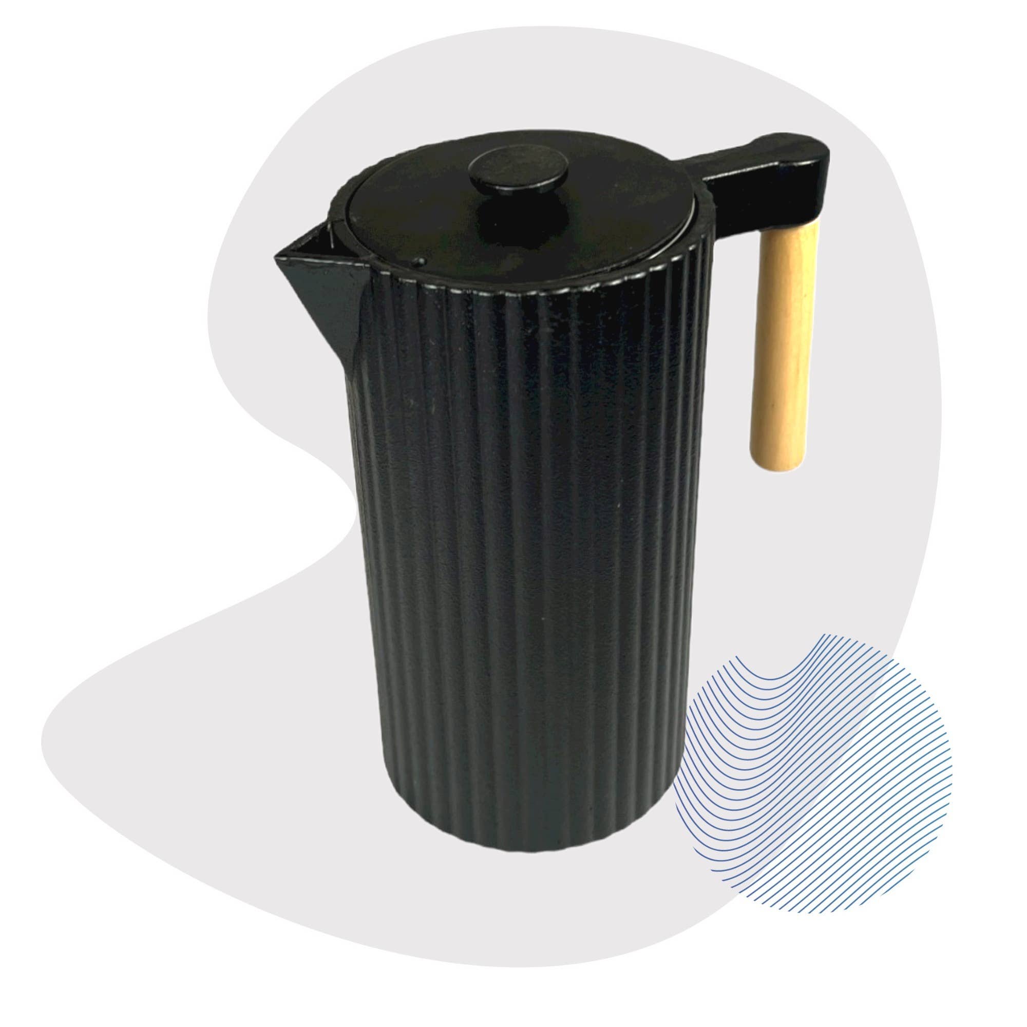 Ja-Unendlich - Wholesale Tea Pot - Si cast iron teapot, 1.1l black1