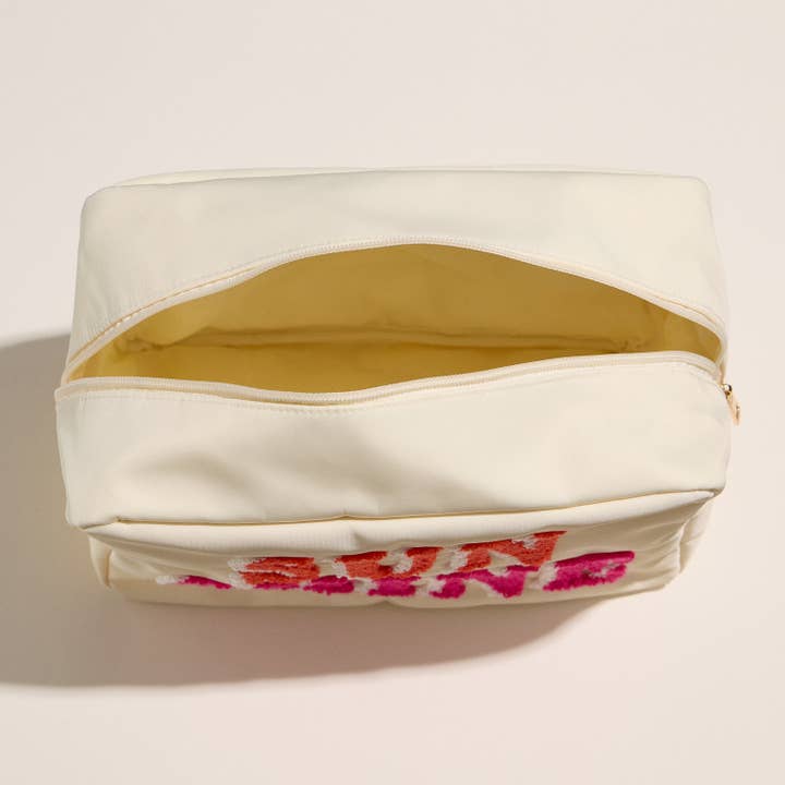 Frem – Engroshandel Posetaske - Dame – Nylon strandtaske med stofbogstaver6