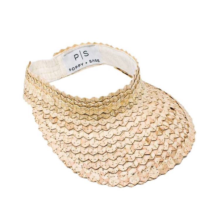 POPPY + SAGE - Wholesale Visor - Women's - Straw Visor: All Options10