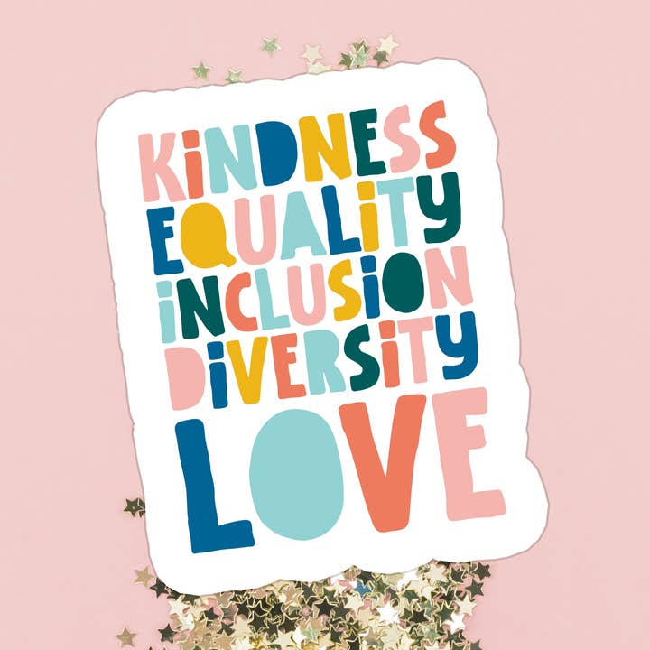 Stickers+ X Ashley Bexar - Wholesale Sticker - LGBTQIA+ Inclusive Ally Pride Waterproof Vinyl Sticker0