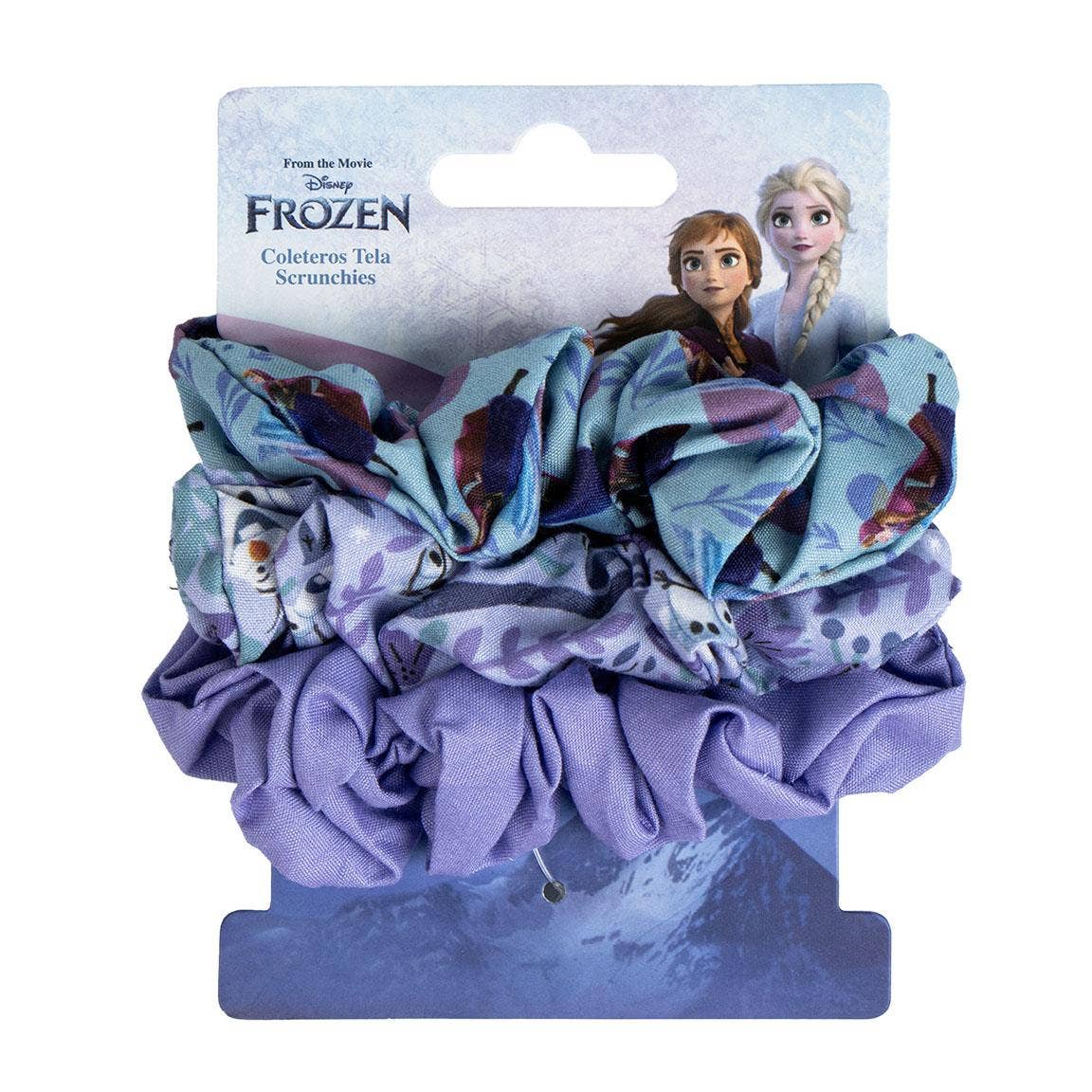 Mastoys, S.L. – Großhandel Haarschmuck-Set – Kinder – Accessoires Frozen 3er-Set Stoff-Haargummis0