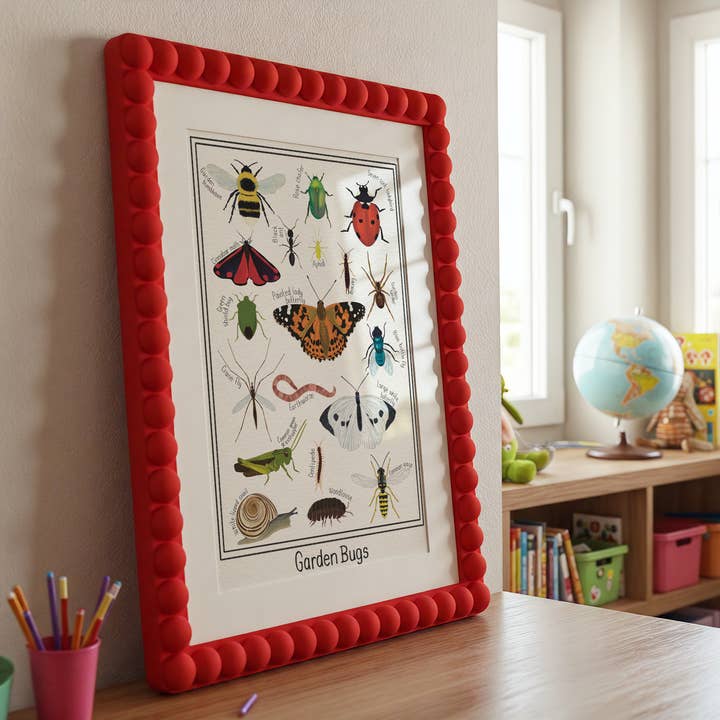 Pixiecraft - Wholesale Art Print - Garden Bug Wall Art Print: Nature Inspired Educational Prints9