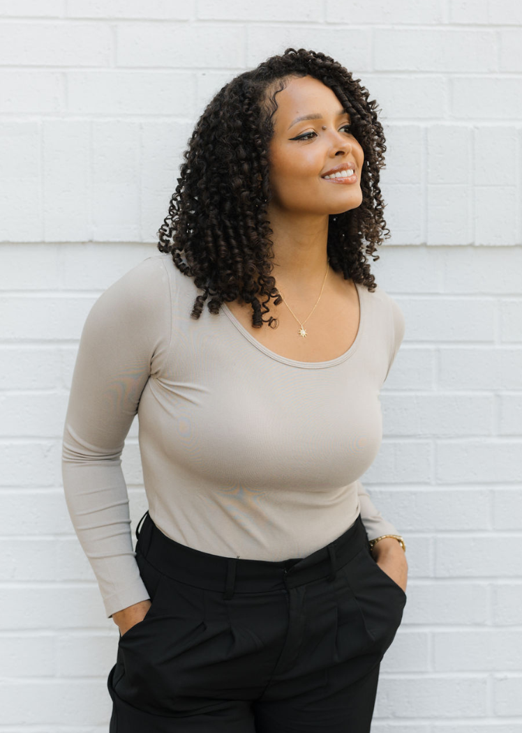 ELIETIAN - Vente Haut en maille – femme - Manches longues réversibles - Coupe incurvée14