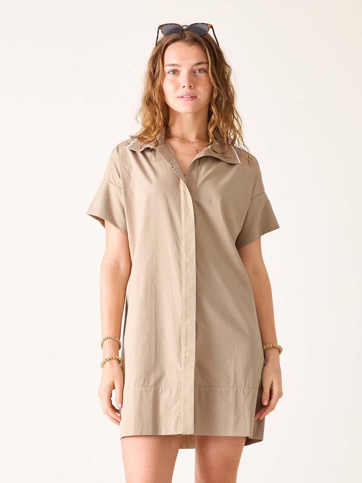 Wide Hem Shirt Dress for wholesale by MERSEA