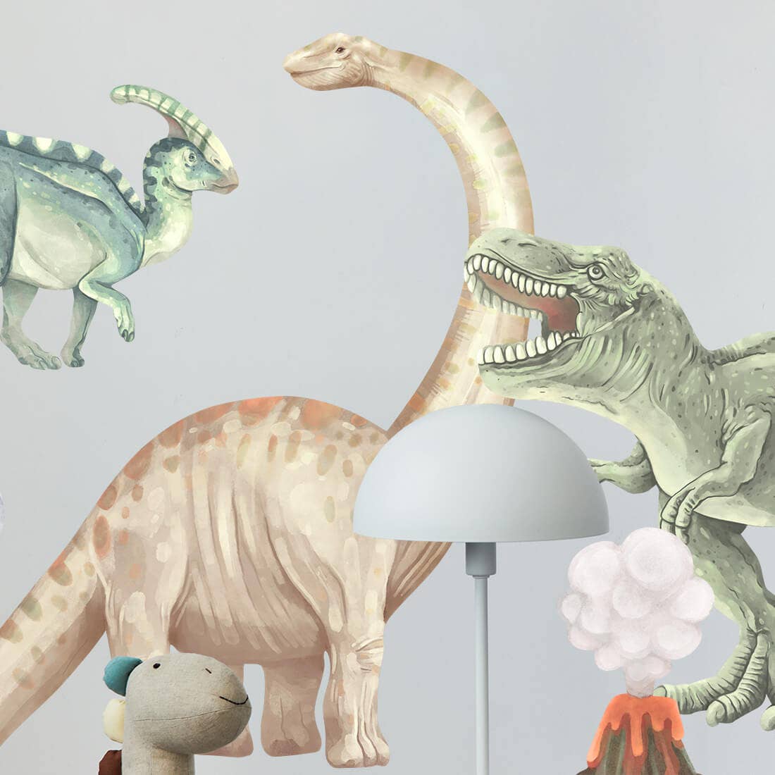 Pastelowe Love - wall sticker & wallpaper co. – wholesale Wall decal/stickers – Wall Sticker | Dinosaurs I3