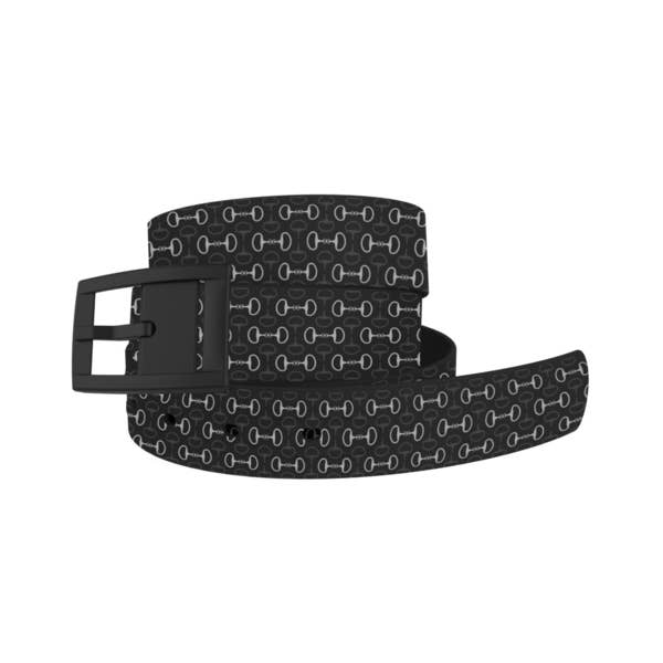 Black Bits Belt with Black Buckle Combo for wholesale by C4 Belts & Accessories