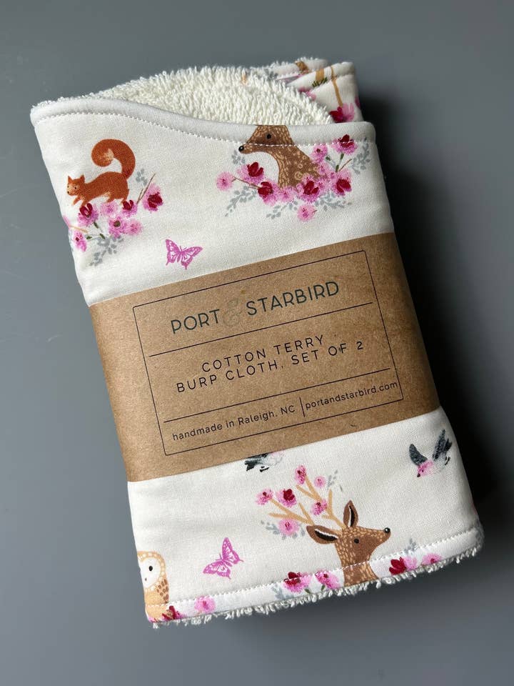 Lot de 2 langes Forêt Enchantée pour la vente par Port & Starbird